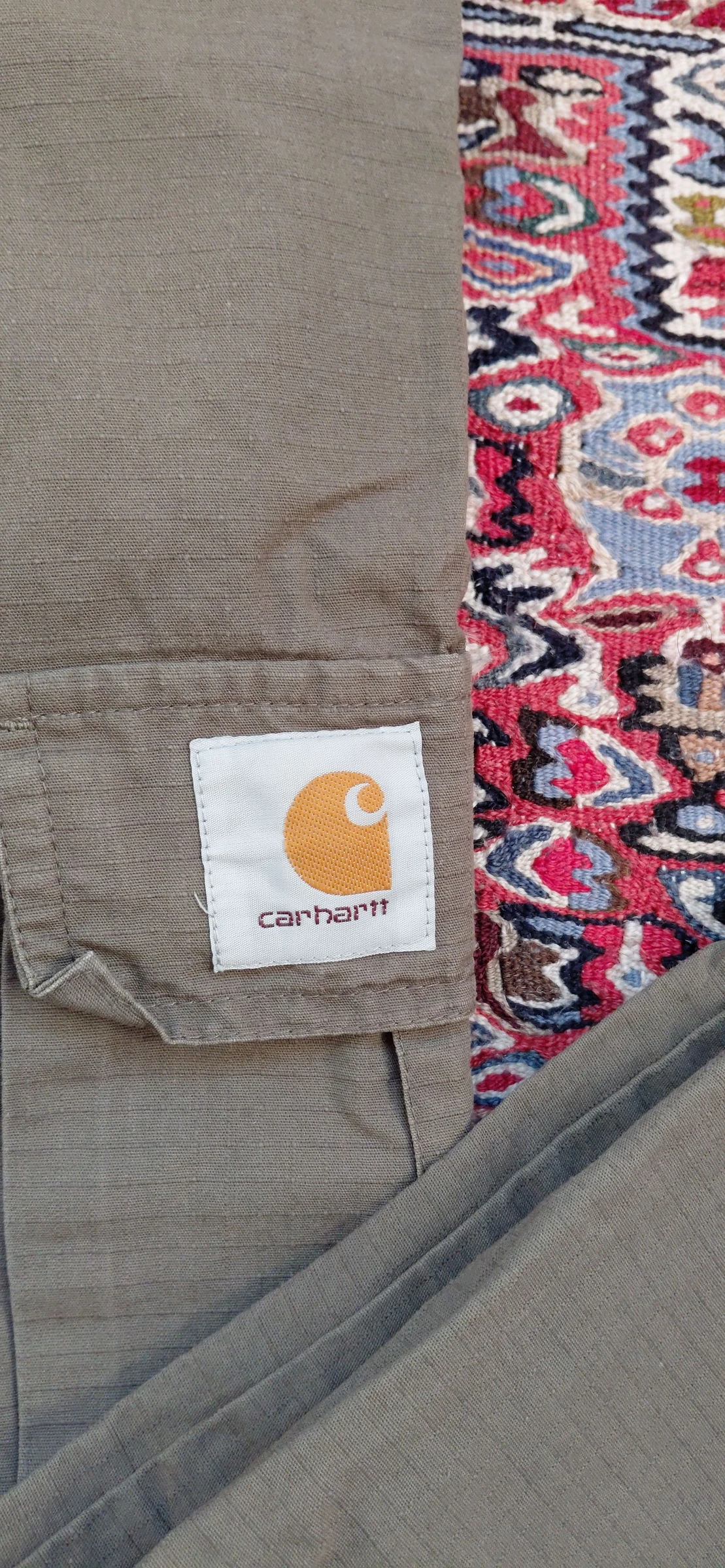 Carhartt Cargo Masculino Tamanho M Cáqui – 100% Autêntico – Muito Bom Estado – photo 4
